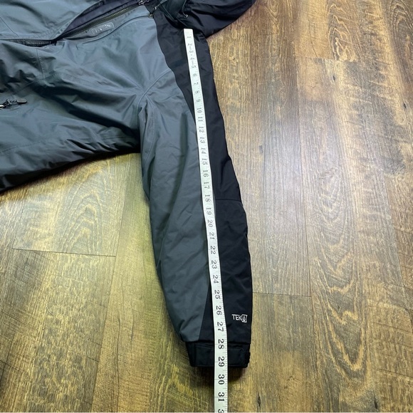 LL Bean Rugged Ridge Parka Jacket Coat Women's 2X Black Gray TEK Ski Snow Winter - Picture 15 of 15